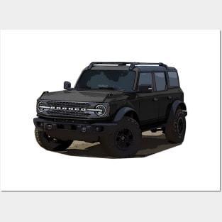 2021 Ford Bronco 4 Door  Carbonized Grey Posters and Art